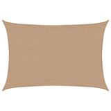 Vidaxl zonnezeil 160 g m² 4x5 m hdpe taupe