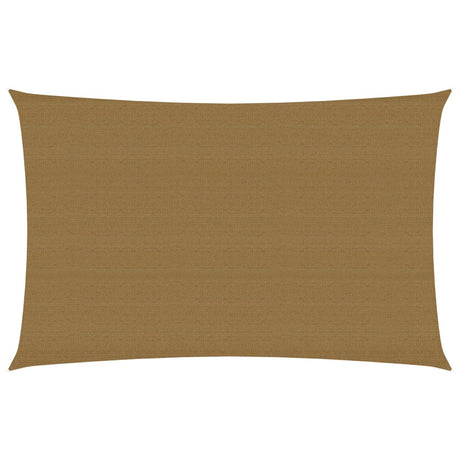 VidaXL Zonnezeil 160 g m² 5x7 m HDPE taupe