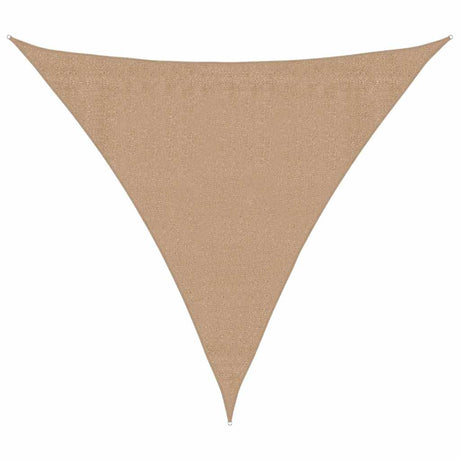 Vidaxl zonnezeil 160 g m² 3,6x3,6x3,6 m hdpe taupe