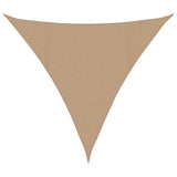 Vidaxl zonnezeil 160 g m² 4,5x4,5x4,5 m hdpe taupe