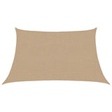 Vidaxl zonnezeil 160 g m² 3 4x2 m hdpe taupe