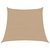 Vidaxl zonnezeil 160 g m² 3 4x3 m hdpe taupe