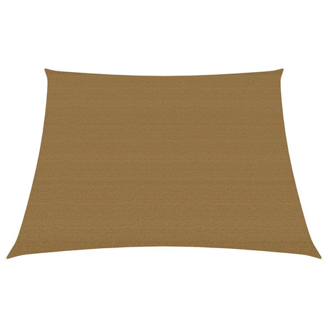 VidaXL Zonnezeil 160 g m² 3 4x3 m HDPE taupe