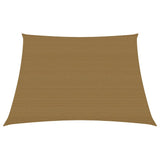 VidaXL Zonnezeil 160 g m² 4 5x4 m HDPE taupe