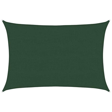 Vidaxl zonnezeil 160 g m² 5x7 m hdpe donkergroen