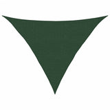 Vidaxl zonnezeil 160 g m² 2,5x2,5x3,5 m hdpe donkergroen