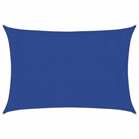 VidaXL Zonnezeil 160 g m² rechthoekig 3x4 m HDPE blauw