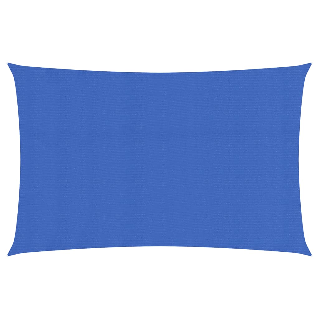 VidaXL Zonnezeil 160 g m² rechthoekig 3x6 m HDPE blauw