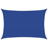 Vidaxl zonnezeil 160 g m² rechthoekig 3,5x5 m hdpe blauw