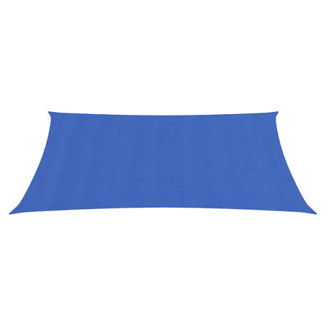 VidaXL Zonnezeil 160 g m² rechthoekig 4x6 m HDPE blauw