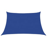 Vidaxl zonnezeil 160 g m² 3 4x2 m hdpe blauw