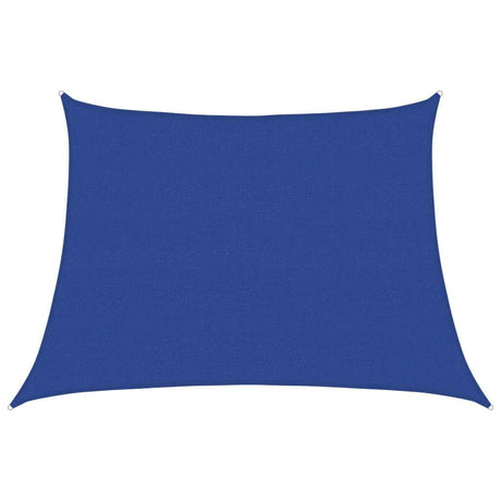 Vidaxl zonnezeil 160 g m² trapezium 4 5x3 m hdpe blauw