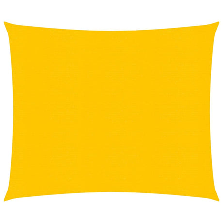 Vidaxl zonnezeil 160 g m² vierkant 5x5 m hdpe geel