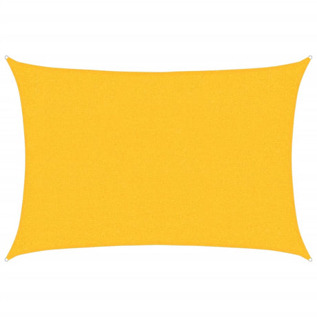 Vidaxl zonnezeil 160 g m² rechthoekig 2x3 m hdpe geel