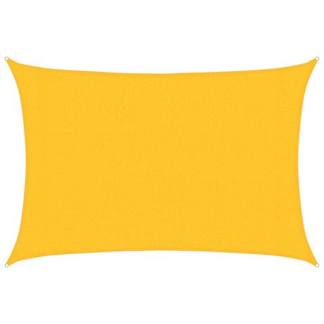 Vidaxl zonnezeil 160 g m² 3x5 m hdpe geel