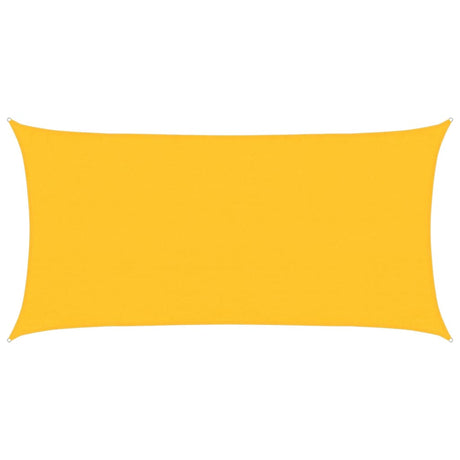 Vidaxl zonnezeil 160 g m² 3x6 m hdpe geel