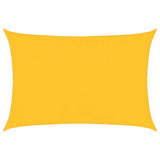 Vidaxl zonnezeil 160 g m² rechthoekig 3,5x4,5 m hdpe geel