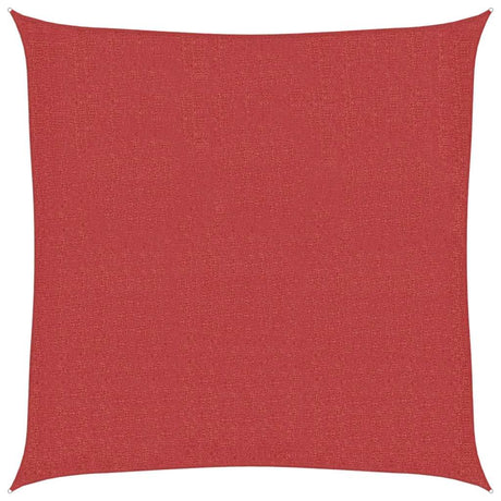 Vidaxl zonnezeil 160 g m² 2,5x2,5 m hdpe rood