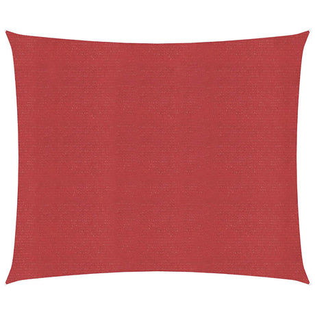 Vidaxl zonnezeil 160 g m² 4,5x4,5 m hdpe rood