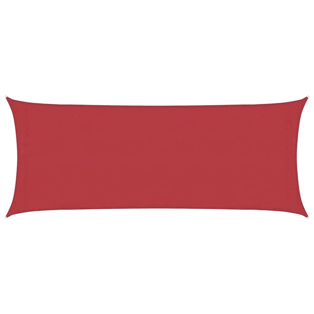 Vidaxl zonnezeil 160 g m² 2x4,5 m hdpe rood