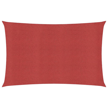 Vidaxl zonnezeil 160 g m² 2,5x4,5 m hdpe rood
