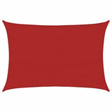 Vidaxl zonnezeil 160 g m² 5x7 m hdpe rood
