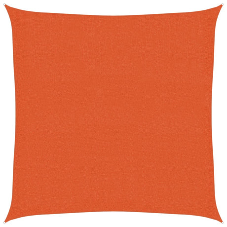 Vidaxl zonnezeil 160 g m² 2,5x2,5 m hdpe oranje