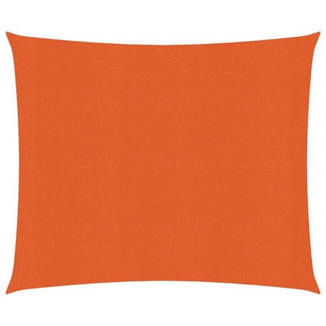 VidaXL Zonnezeil 160 g m² 3x3 m HDPE oranje