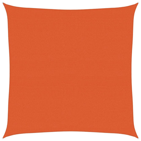 VidaXL Zonnezeil 160 g m² vierkant 4x4 m HDPE oranje