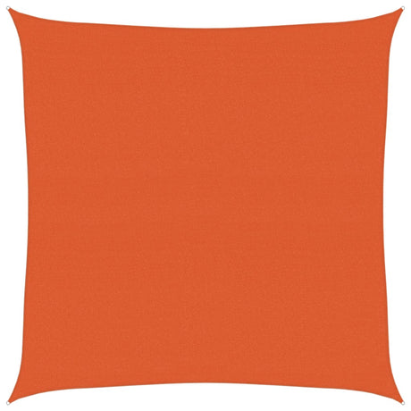 Vidaxl zonnezeil 160 g m² vierkant 4x4 m hdpe oranje