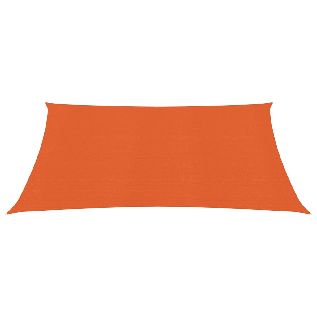 VidaXL Zonnezeil 160 g m² 2x2,5 m HDPE oranje