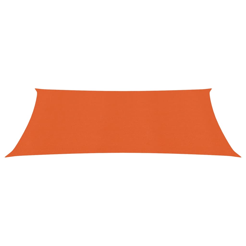 VidaXL Zonnezeil 160 g m² 2x3,5 m HDPE oranje