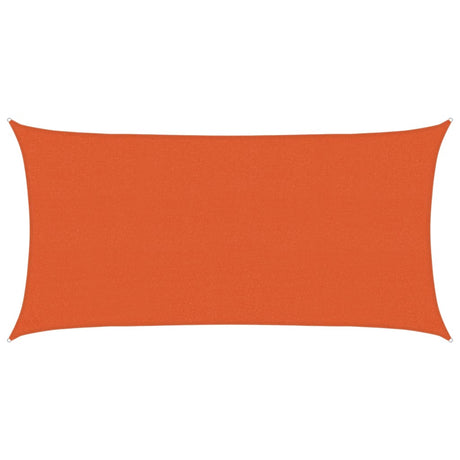 Vidaxl zonnezeil 160 g m² 2x4 m hdpe oranje