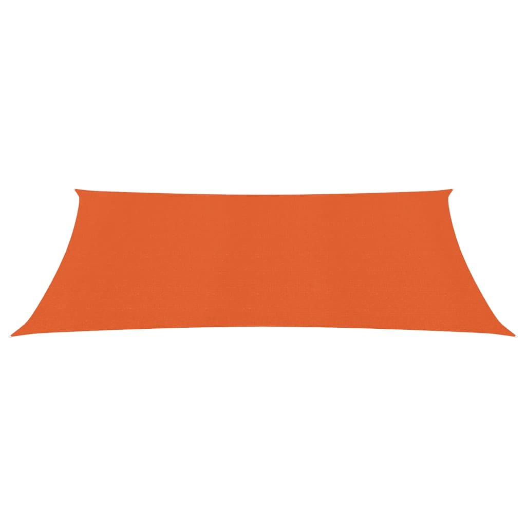 VidaXL Zonnezeil 160 g m² 2x4 m HDPE oranje