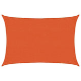 Vidaxl zonnezeil 160 g m² 2,5x4 m hdpe oranje