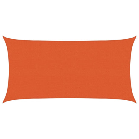 Vidaxl zonnezeil 160 g m² 2,5x4,5 m hdpe oranje