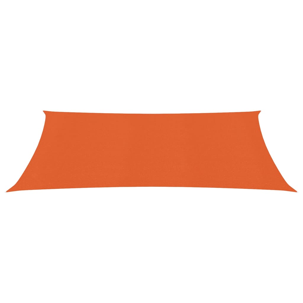 VidaXL Zonnezeil 160 g m² 2,5x5 m HDPE oranje