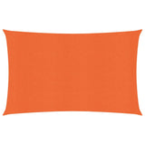 VidaXL Zonnezeil 160 g m² rechthoekig 3x5 m HDPE oranje