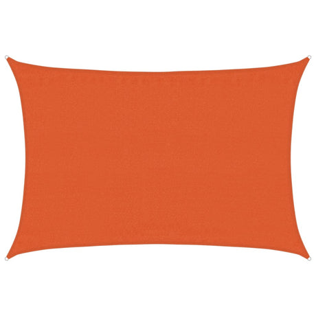 Vidaxl zonnezeil 160 g m² 3,5x4,5 m hdpe oranje