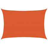 Vidaxl zonnezeil 160 g m² 3,5x5 m hdpe oranje