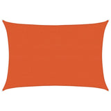 Vidaxl zonnezeil 160 g m² rechthoekig 4x5 m hdpe oranje
