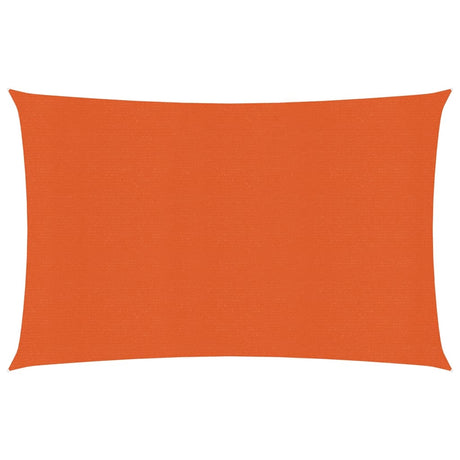 VidaXL Zonnezeil 160 g m² rechthoekig 4x5 m HDPE oranje