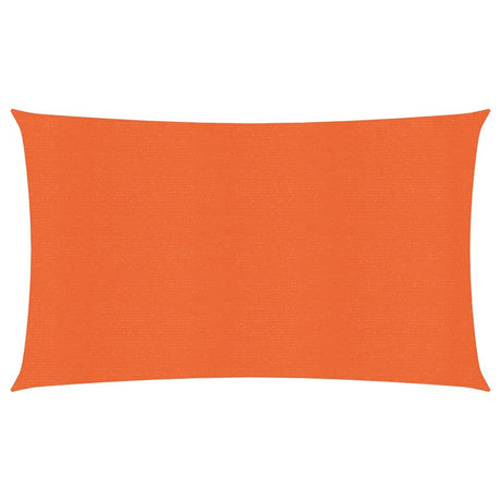 Vidaxl zonnezeil 160 g m² rechthoekig 4x7 m hdpe oranje