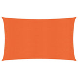 VidaXL Zonnezeil 160 g m² rechthoekig 4x7 m HDPE oranje