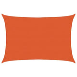 Vidaxl zonnezeil 160 g m² rechthoekig 5x7 m hdpe oranje