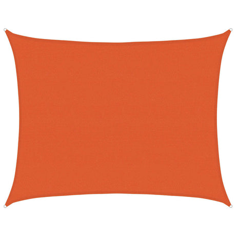 Vidaxl zonnezeil 160 g m² rechthoekig 6x7 m hdpe oranje