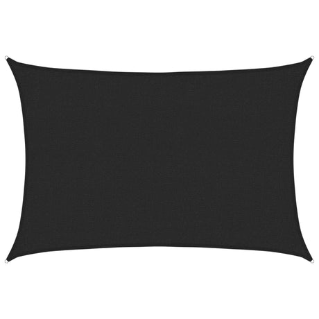 Vidaxl zonnezeil 160 g m² 2x2,5 m hdpe zwart