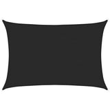 Vidaxl zonnezeil 160 g m² 2,5x3,5 m hdpe zwart