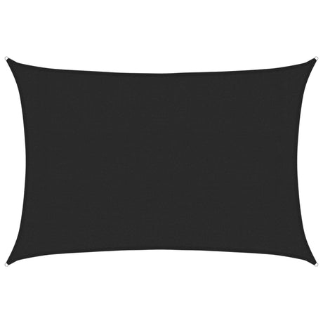 Vidaxl zonnezeil 160 g m² 3x5 m hdpe zwart