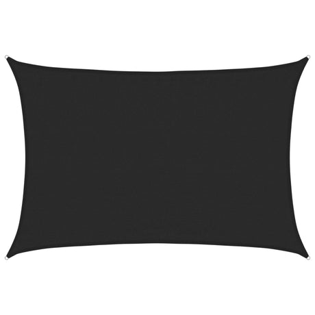 Vidaxl zonnezeil 160 g m² 3,5x4,5 m hdpe zwart